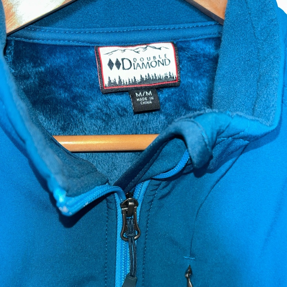 Double Diamond Softshell Hooded Jacket Fleece Lin… - image 2